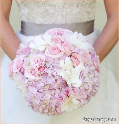مدل دسته گل گرد برای عروس 