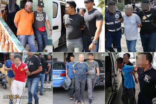 7 داعشی در مالزی دستگیر شدند/ عکس