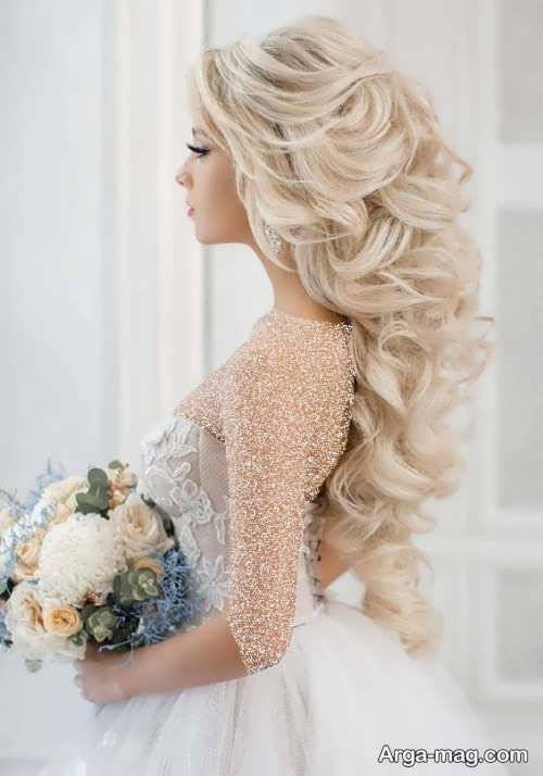 مدل موی عروس اروپایی شیک و زیبا 