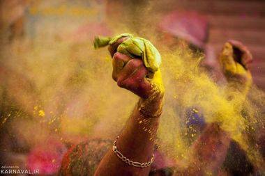 جشن رنگ ها هندوستان ؛ Photo by : Dheeraj Tripathi