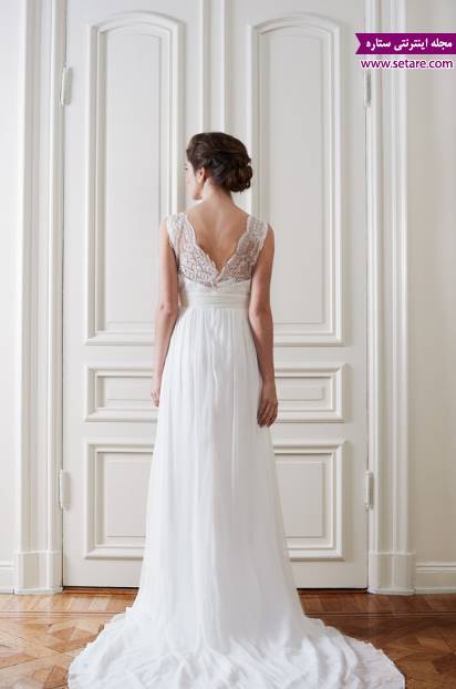 لباس عروس سوئدی - عکس لباس عروس - مدل لباس عروس -  لباس عروس زیبا - لباس عروس پشت باز