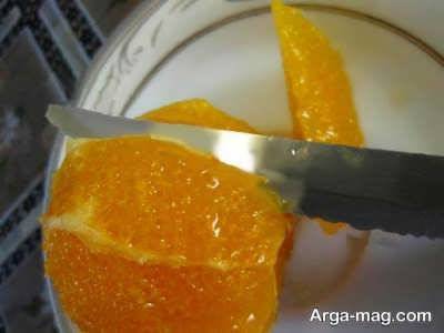 خرد کردن پرتقال