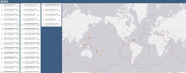 زلزله‌های جهان در 24 ساعت گذشته
