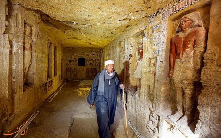 کشف مقبره 4400 ساله در نزدیکی اهرام مصر!