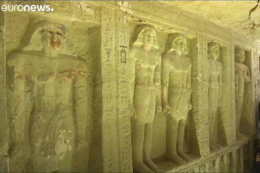 فیلم ؛ کشف مقبره 4400 ساله در مصر