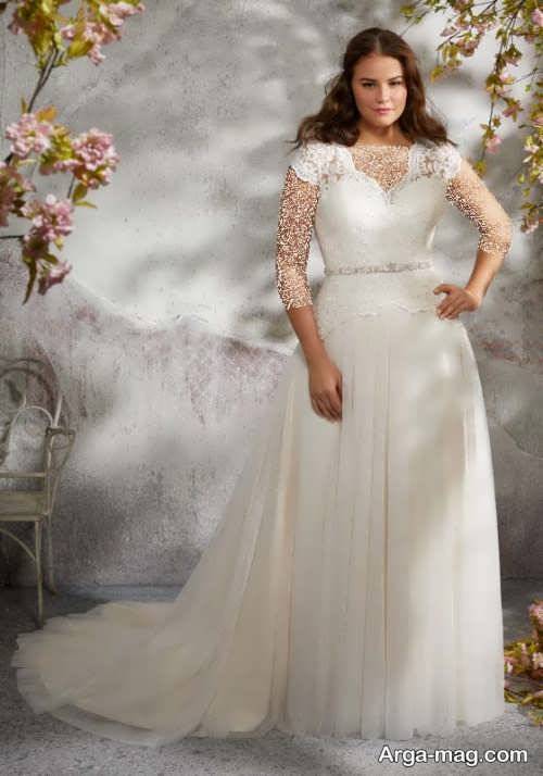 مدل لباس عروس شیک و سایز بزرگ 