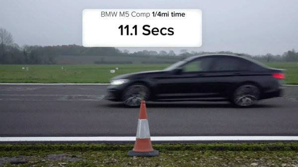 Mercedes-AMG E 63 S Finally Drag Races BMW M5 Competition (2)