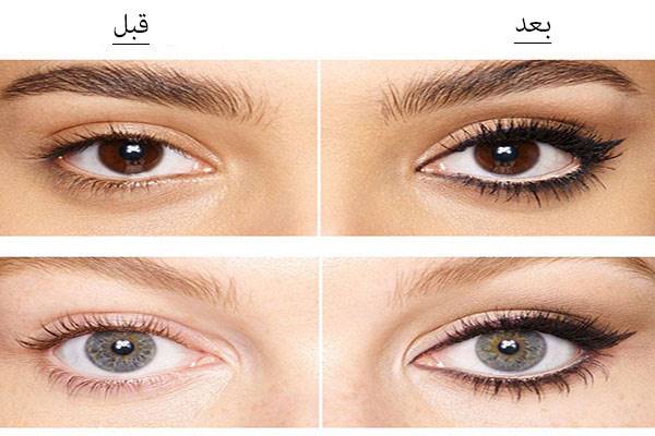 آرایش چشم درشت