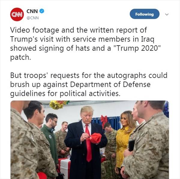 آیا دیدار ترامپ با سربازان آمریکایی تبلیغاتی بوده است؟