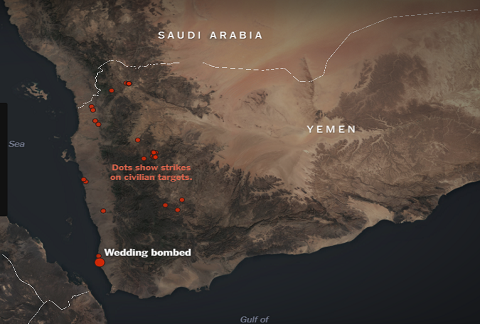  حملات عربستان، بمب‌های آمریکایی، رنج یمنی‌ها