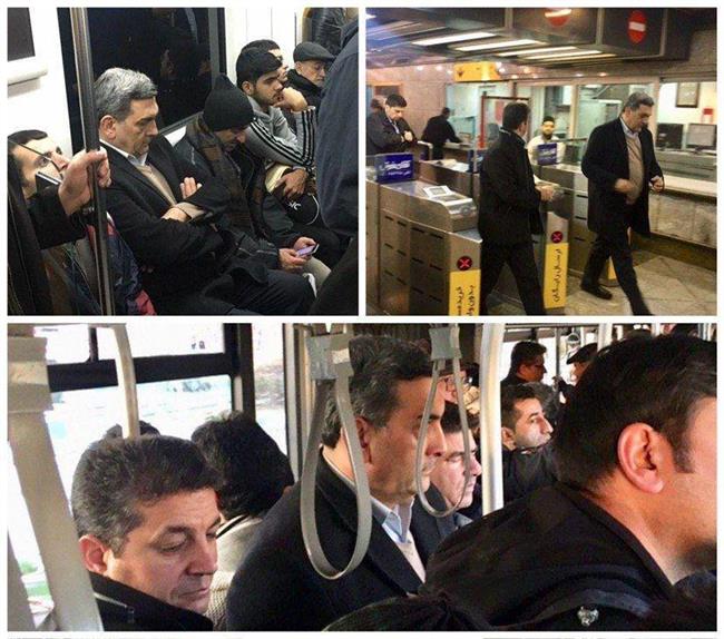 شهردار تهران با BRT و مترو رهسپار بهشت شد +عکس