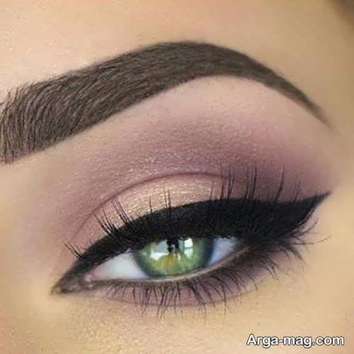 مدل میکاپ چشم سبز 