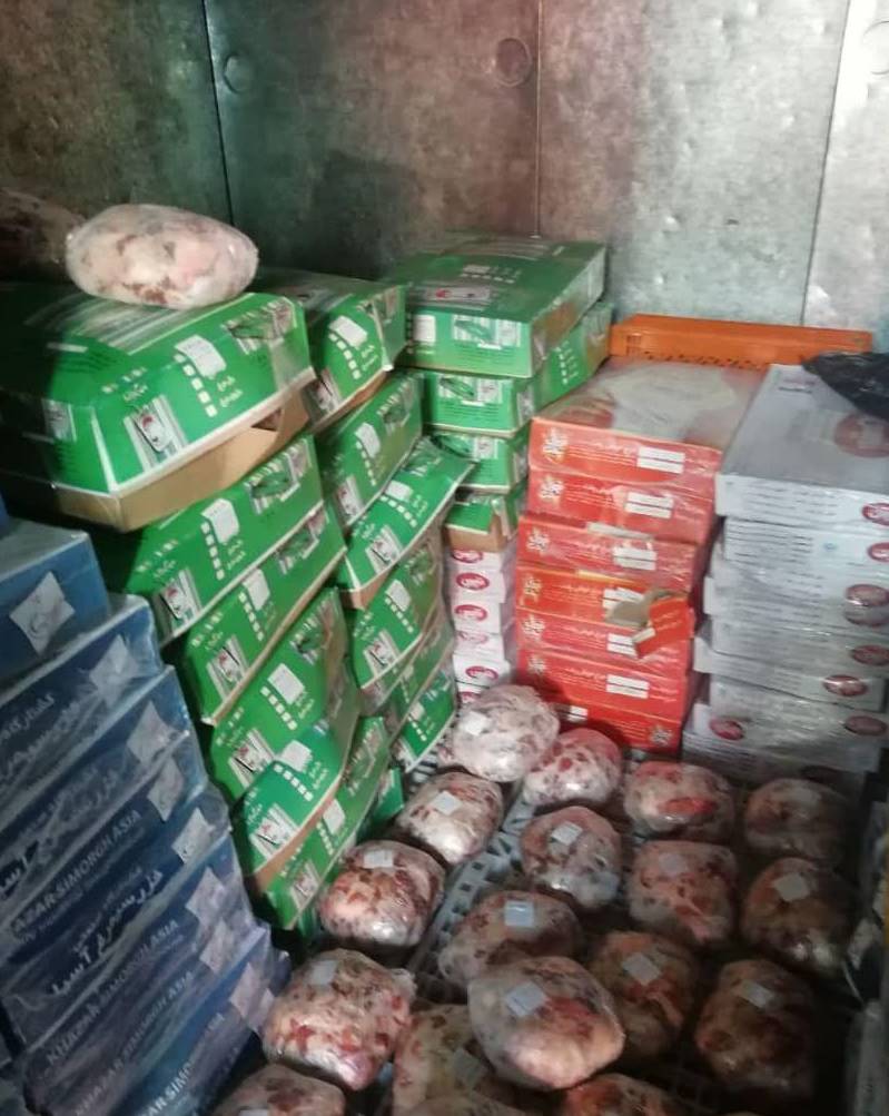 کشف بیش از 4 هزار کیلوگرم گوشت احتکار شده در غرب تهران