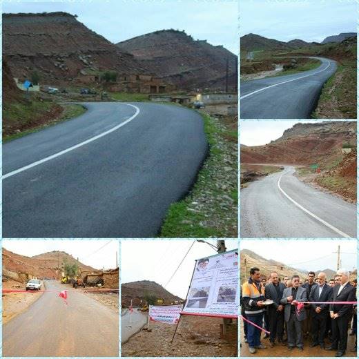 بهره‌برداری از 3 پروژه روکش آسفالت راه روستایی در پلدختر