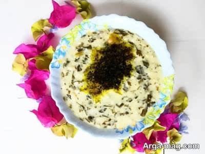 طرز تهیه آش محلی دوغ 