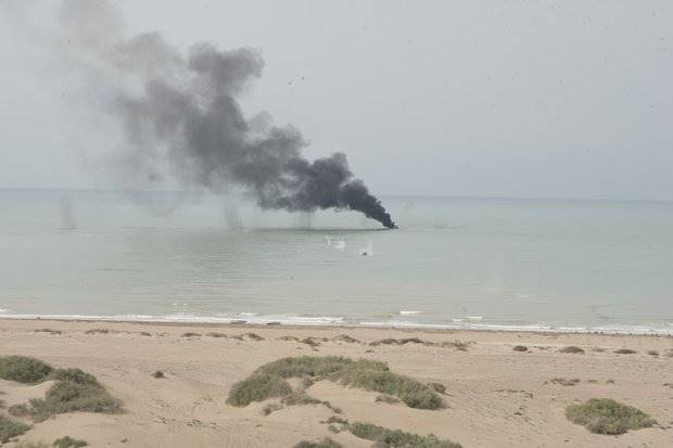 عملیات تاخت آبخاکی تکاوران نداجا در سواحل مکران