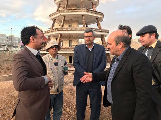 بازدید شهردار و اعضای شورای شهر سمنان از روند کاوش و مطالعات قلعه خندق