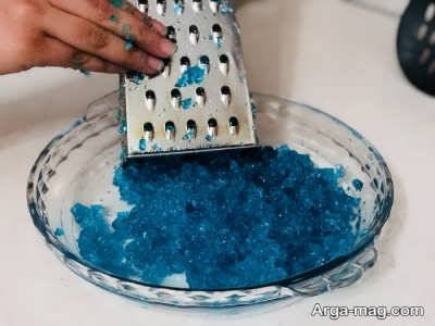 مراحل تهیه ژله رنده ای
