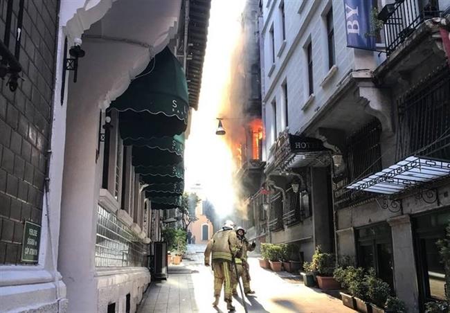 مرگ 4 نفر بر اثر آتش سوزی عمدی در استانبول