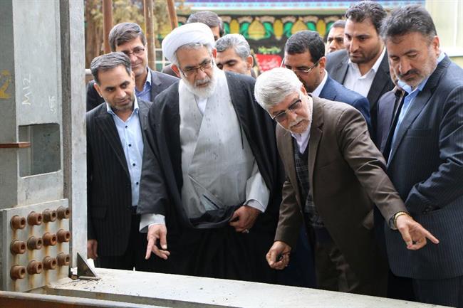 بازدید دادستان کل کشور از محل ساخت گنبد امام حسین(ع) در کرمان