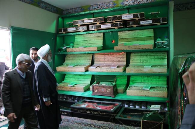 بازدید دادستان کل کشور از محل ساخت گنبد امام حسین(ع) در کرمان