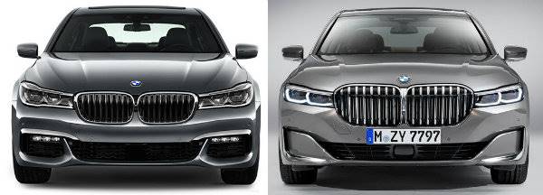 bmw 7 series 2018 vs 2020