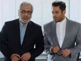 مهران مدیری و محمدرضا گلزار با دست‌بند و لباس زندان بر پوستر یک فیلم + عکس