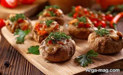 طرز تهیه قارچ شکم پر 