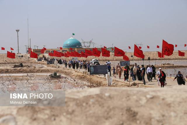 حضور خادمان راهیان‌نور در یادمان‌های دفاع مقدس