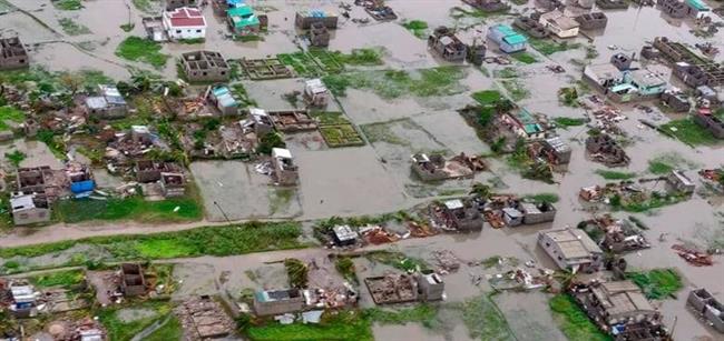 احتمال مرگ بیش از 1000 نفر در پی توفان آیدای در موزامبیک/1000 منزل مسکونی تخریب شدند