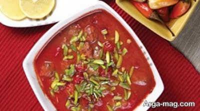 طرز تهیه خورش آلبالو