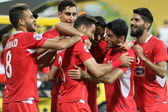 برتری یک گله پرسپولیس برابر الاهلی در نیمه نخست