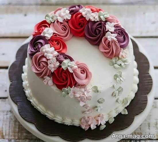 دکوراسیون کیک تولد عاشقانه