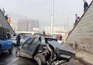 عدم توجه به جلو عامل اصلی تصادفات شهر تهران