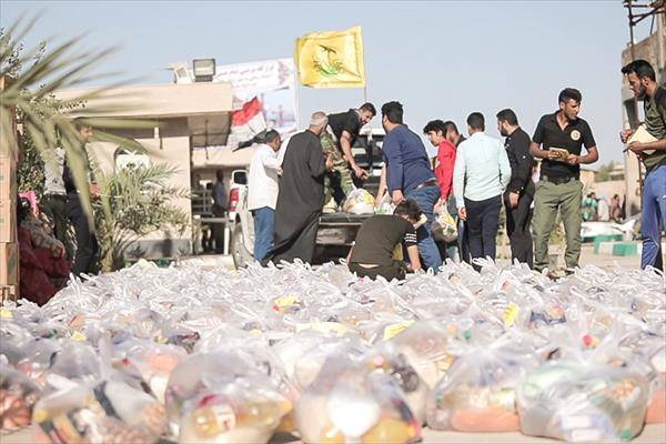 کمک‌رسانی نُجَباء به سیل‌زدگان اهواز و حمیدیه