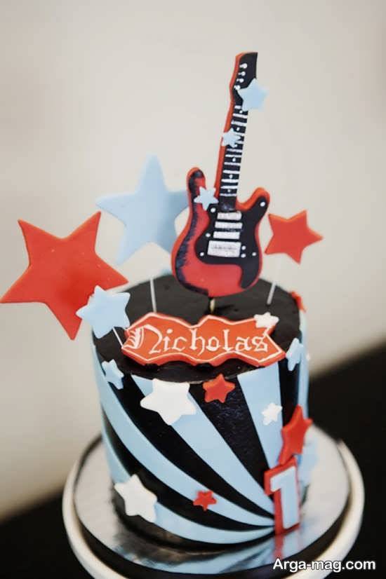 تزیین تولد با تم گیتار