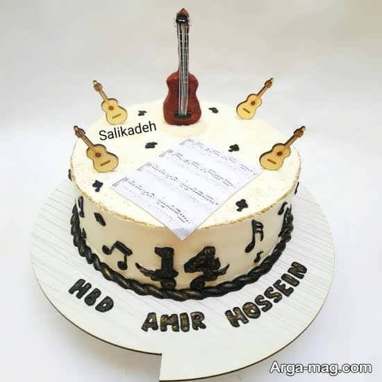 کیک دیدنی تولد گیتار