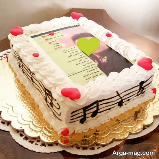 کیک شیک تولد گیتار