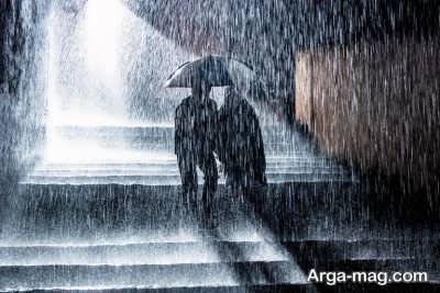 جملات ناب و احساسی در مورد باران 