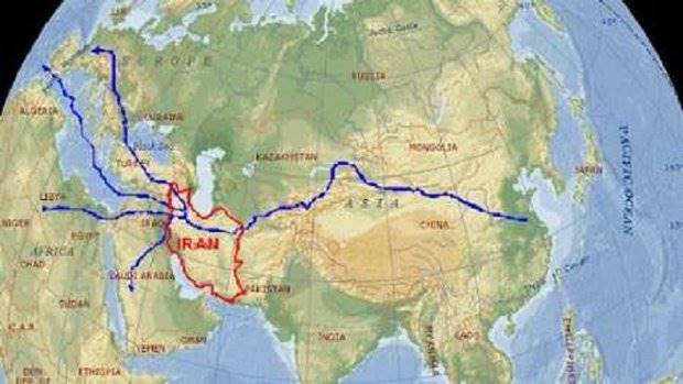 قطار جاده ابریشم به ایران رسید