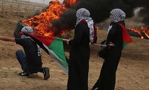 زخمی شدن 60 فلسطینی در پنجاه و ششمین راهپیمایی بازگشت در نوار غزه