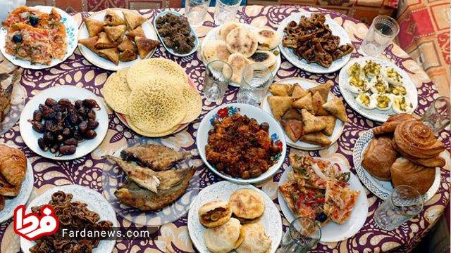 غذاهای ماه رمضان