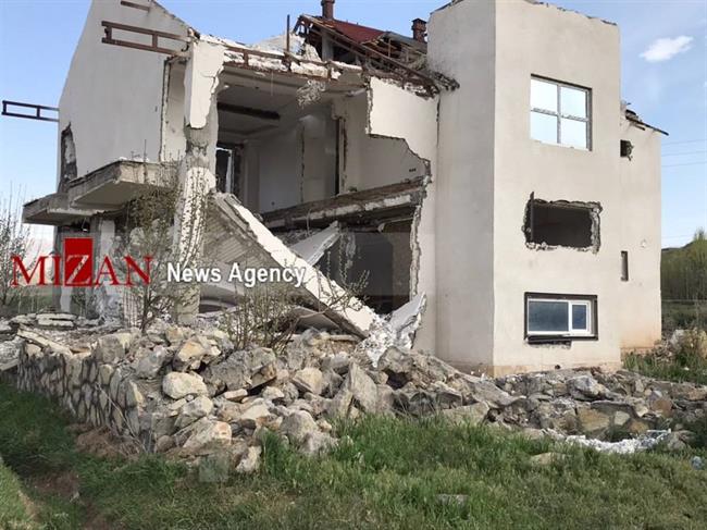 تخریب ویلاى غیرمجاز در فیروزکوه