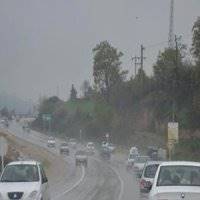 مه‌گرفتگی و بارش باران در محورهای 7 استان کشور