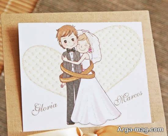 طرح های فانتزی خاص برای کارت عروسی 