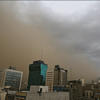 وزش باد نسبتا شدید در تهران