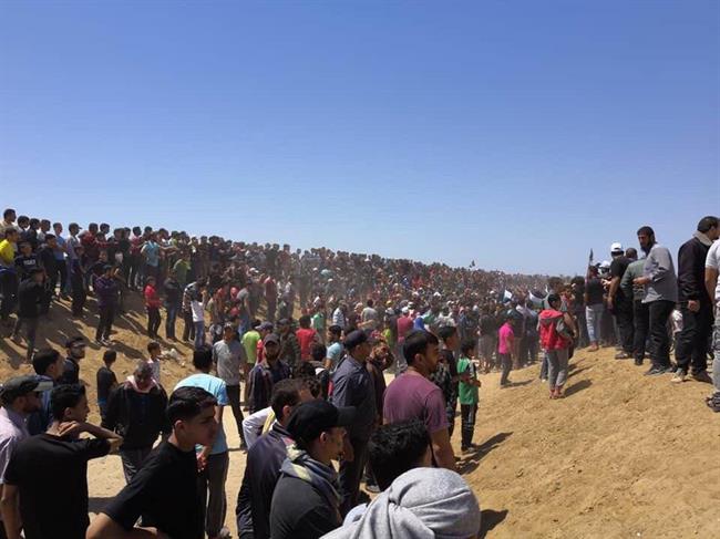 تظاهرات فلسطینیان در هفتاد‌ویکمین سالگرد روز نکبت/نظامیان صهیونیست به خشونت متوسل شدند