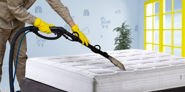 تمیزکردن تشک تختخواب