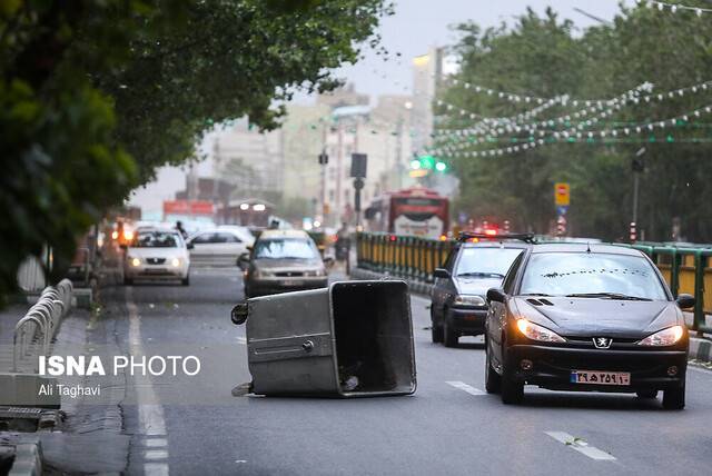 وزش باد شدید در تهران طی فردا