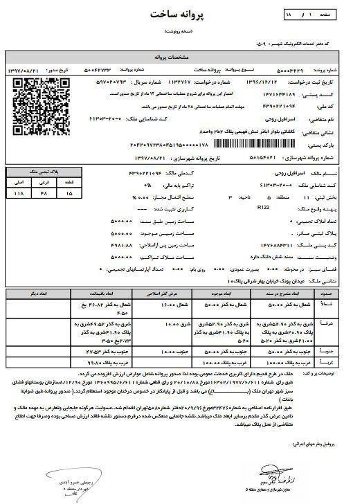 صدور مجوز نابودی یک باغ 5هزار متری در منطقه5